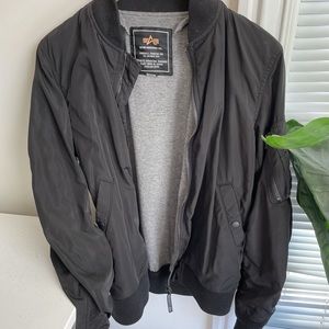 Alpha Industries Black Bomber Jacket